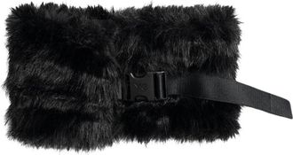 Yohji Yamamoto Faux Fur Nekwarmer - Dames - Accessoires - Zwart - Maat: ONE Size