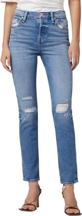 Hudson Holly High Rise Straight Jean In Skyscraper