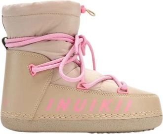 INUIKII Mountain Boot - Dames - Winterlaarzen - Beige - 37 EU - Leer - Schoenen
