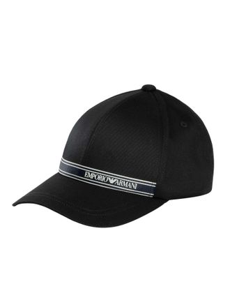 Emporio Armani Merkstreep Pet, Zwart