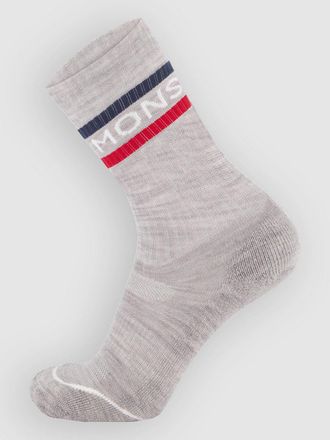 Mons Royale Signature Merino Crew Socks gris