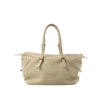 Bottega Veneta Pre-owned Handbags, female, Beige, Size: ONE SIZE Pre-owned Montaigne Shoulder Bag