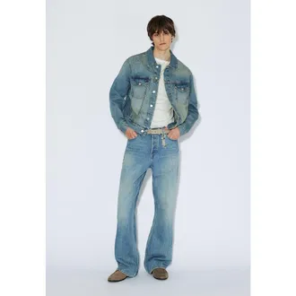 Dr. Denim Rift Wide Bootcut Jeans in Drift Sky Used at Nordstrom, Size 29