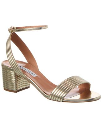 Aquazzura Sundance 50 Leather Sandal