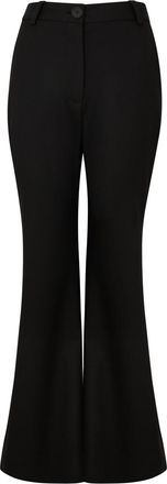 By Malene Birger BY Malene Birger Carass Flared-leg Woven Trousers - Black - 10