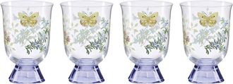 Lenox Set Of 4 Butterfly Meadow Herbs Short Tumblers
