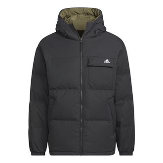 adidas Reversible Down Jacket Black Green IV7569