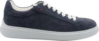 Peuterey Quarter 01 Sue - Heren - Sneakers - Blauw - 46 EU - Leer - Schoenen