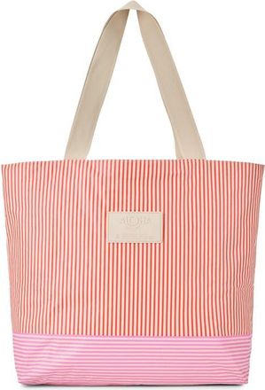 Aloha Collection Day Tripper Cabana Day Water Resistant Tote in Red Haute/Sandstone at Nordstrom