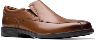 Clarks Dresslite Bike Toe Slip-On in Dark Tan Leather at Nordstrom Rack, Size 10.5