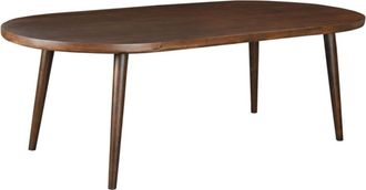 Moloo Mesa de comedor de 240 cm marr&oacute;n