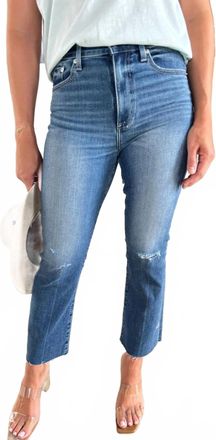 Pistola Denim Womens Lennon High Rise Crop Jean In City Distressed