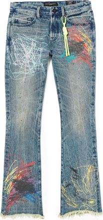 Cult of Individuality Cults Lenny Bootcut 603 Jeans in Scribble