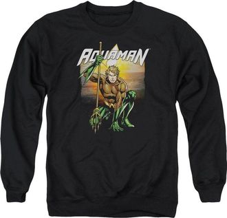Gildan Justice League of America Beach Sunset Adult Crewneck Sweatshirt