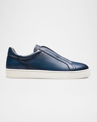 Magnanni Men & apos;s Gasol Leather Slip-On Sneakers