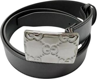 Gucci Pre-owned Vintage Belt - female - Gucci Vintage - Vintage Belts - Black - ONE SIZE - Pre-owned