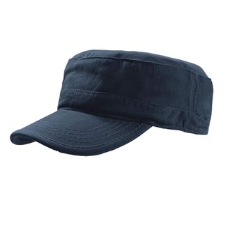Atlantis Tank Brushed Cotton Military Cap (One Size) (Navy)