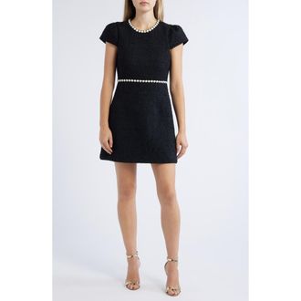 LIKELY Morely Tweed Minidress in Black at Nordstrom Rack, Size 10