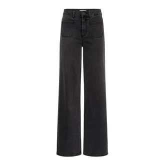Kaffe KAbrook HW Reg Fit Jeans - - Jeans - Donna - Grigio - W33 L32