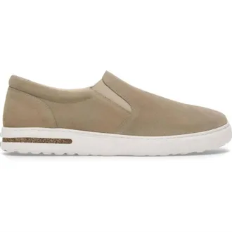 Birkenstock Womens Oswego Slip On Shoe In Taupe