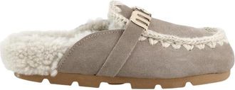 Mou Winter Bio Slide voor dames - Dames - Slip ons - Grijs - 36 EU - Schoenen