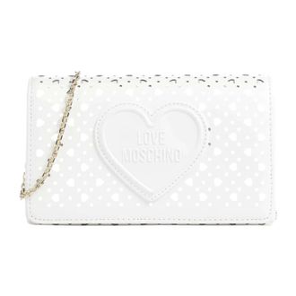 Love Moschino Dames, Tassen, Wit, Maat: ONE Size