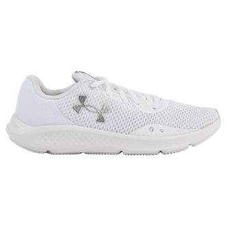 Under Armour Charged Pursuit 3 Textile Mens Low Top Trainers - White White - Size:UK 10.5