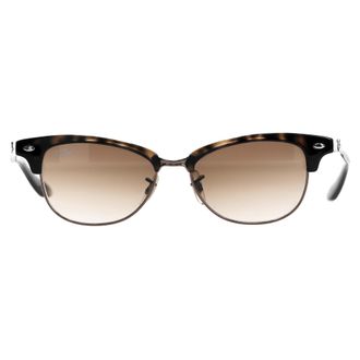 Ray-Ban Ray Ban Clubmaster zonnebril in bruin acetaat