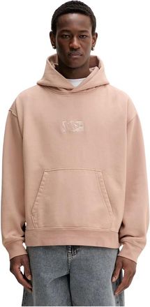 Vans Hoodies & sweatvesten, Heren, Beige, S, Katoen, Logo-detail Hoodie