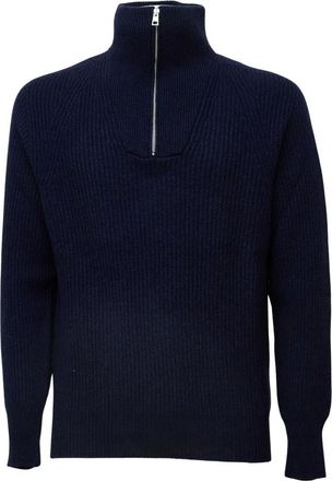 Amaranto Amar&aacute;nto, Truien & Vesten, Heren, Blauw, XL, Half-Zip Turtleneck