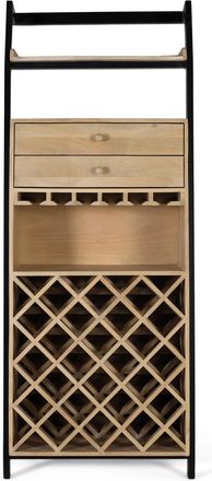 Giner&Colomer Mueble bar de madera de mango 190 cm estilo n&oacute;rdico industrial