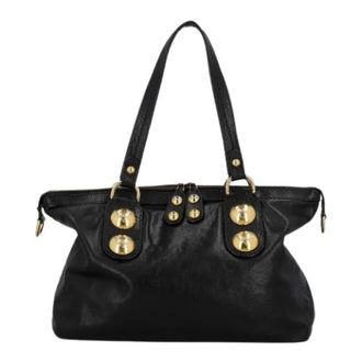 Gucci Pre-owned Handbags, female, Black, Size: ONE SIZE Pre-owned Vintage Handbag