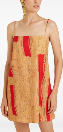Lenny Niemeyer abstract-print dress - Neutrals