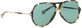 Chlo&eacute; 59 Sunglasses - Tortoiseshell