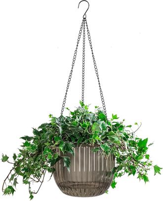 OEM Juego De 1 Maceta De Interior Con Autorriego - 21 Cm - Con Gancho Y Orificios De Drenaje - Para Jard&iacute;n Y Hogar