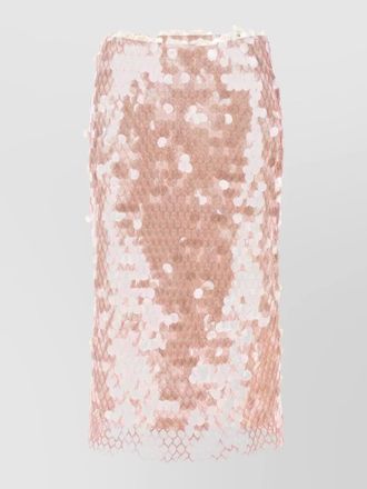Tory Burch sequin maxi fitted skirt