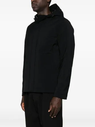 Herno Drawstring Hood Jacket - Black