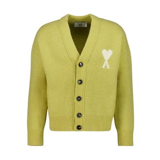 Ami Heren, Truien, Groen, Maat: M Wol