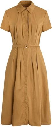 Liu Jo Beige Blouse Jurk Regular Fit - Dames - Shirt Kleedjes - Beige - S - Kleedjes