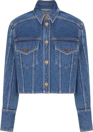 Balmain Mujer, Chaquetas, Azul, Talla: S