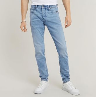 G-Star 3301 Slim Jeans - Midden blauw - Heren