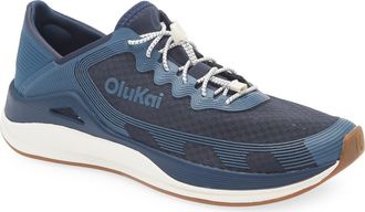 Olukai Ahi Sneaker in Mood Indigo /Coastal Blue at Nordstrom, Size 10.5