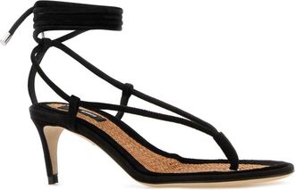 Dsquared2 Womens Heeled Sandal Black Leather