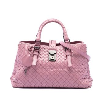 Bottega Veneta Pre-owned Bottega Veneta Small Nappa Intrecciato Roma Satchel Ladies PM5A3JMD0DN7WN1Z