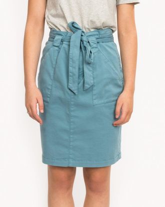 HUGO BOSS Bochiny-D Womens Skirt - Blue Cotton - Size 14 UK