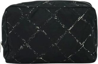 Chanel Pre-owned Bags, female, Black, Size: ONE SIZE Pre-owned Vintage Nylon Bag