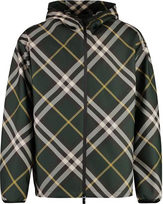 Burberry Technical Fabric Hooded Jacket