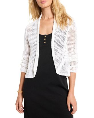 Nic+Zoe Nic+Zoe Mesh Cocoon Cardigan