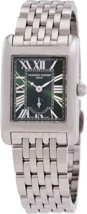 Frederique Constant Classics Carree Quartz Green Dial Watch FC-235GR2C6B