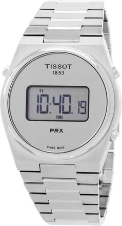 Tissot PRX Digital Quartz Silver Dial Mens Watch T1374631103000